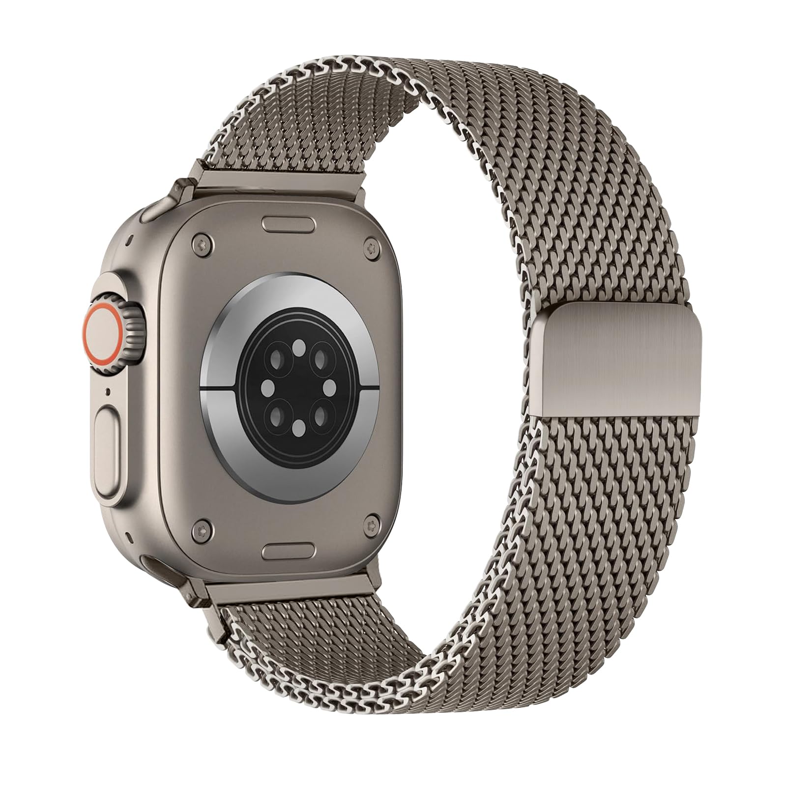 WSYB Milanese Magnetic Band Compatible with Apple Watch, Breathable Stainless Steel Mesh with Strong Magnetic Buckle, Compatible with iWatch Series Ultra 11 10 9 8 7 6 SE